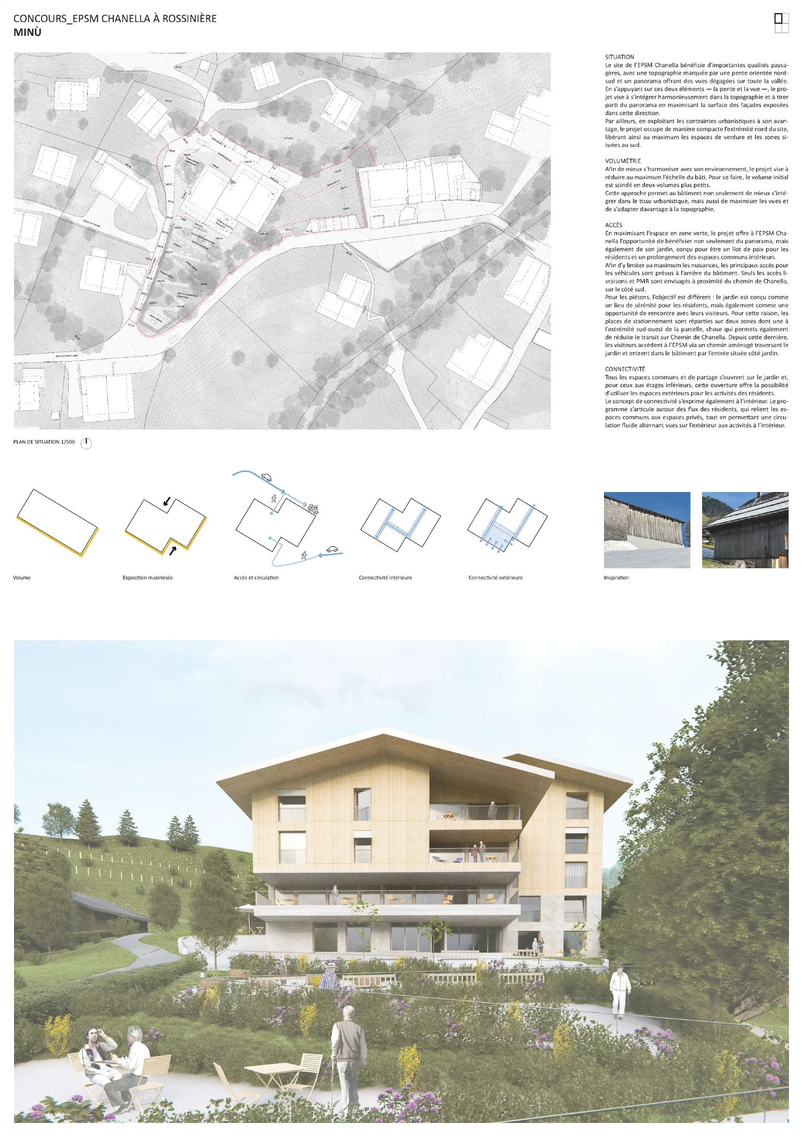 Projet pour l'EPSM Chanella — vue 3