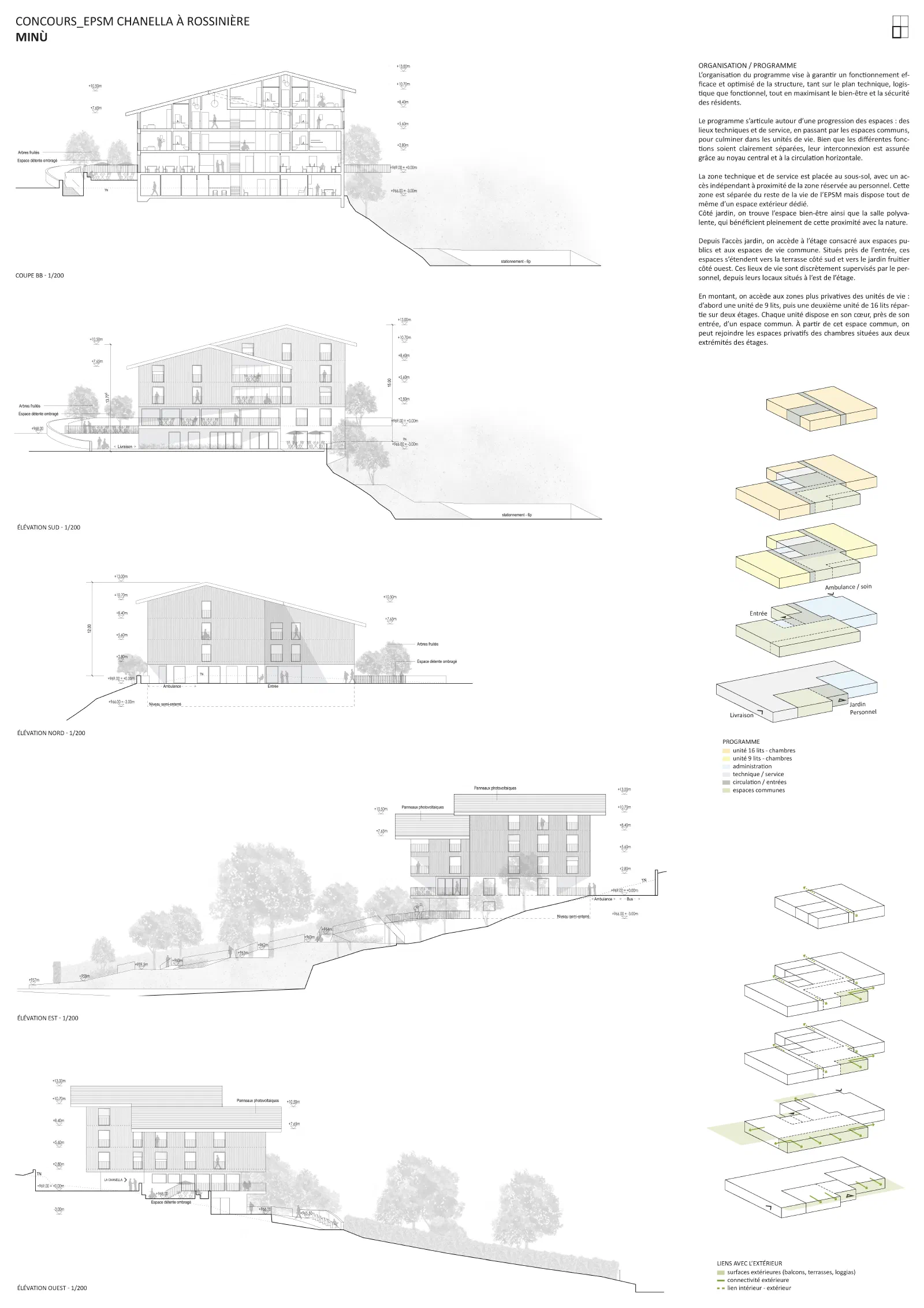 Projet pour l'EPSM Chanella — vue 5