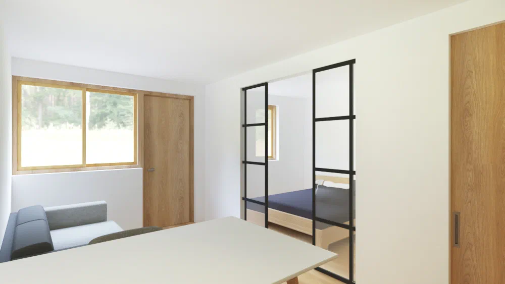 Transformation d'un garage en studio — vue 3