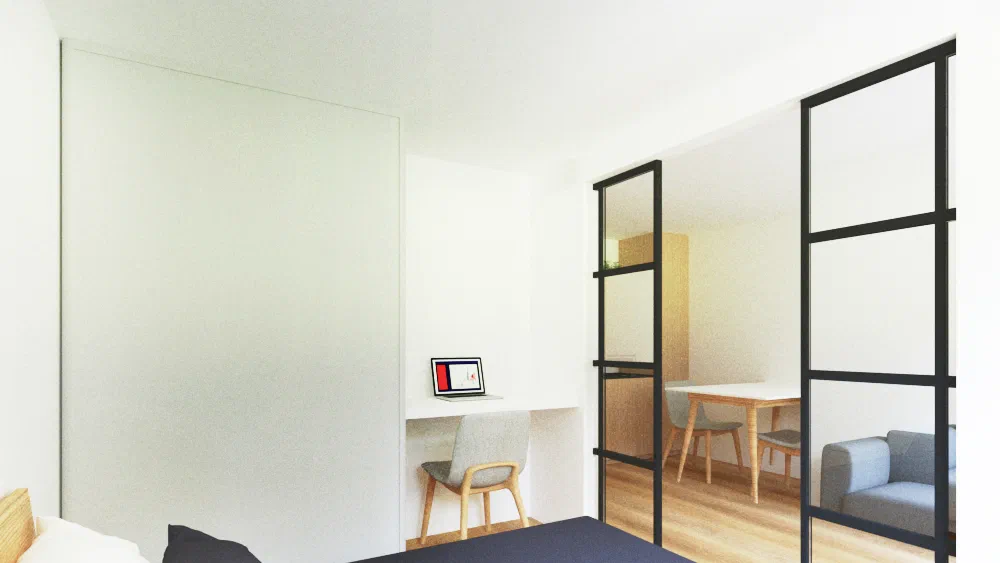 Transformation d'un garage en studio — vue 4